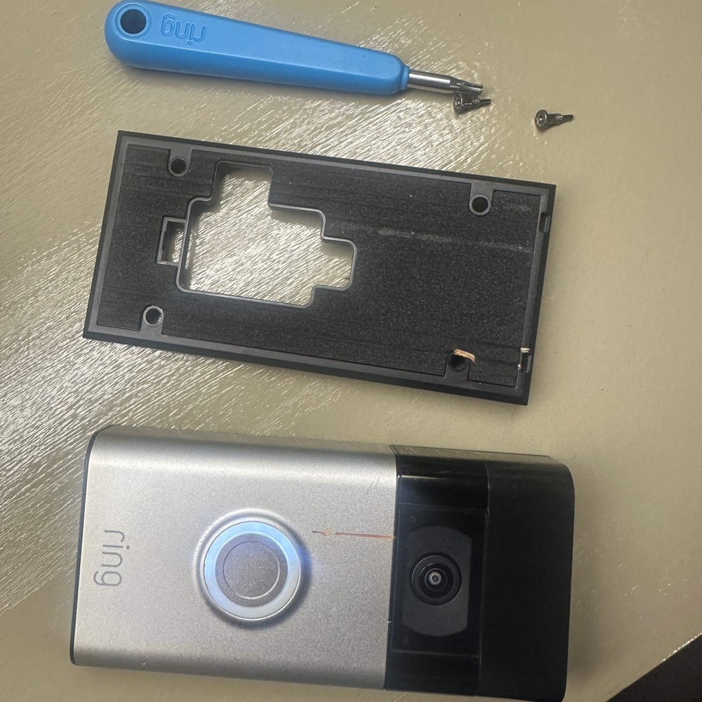 Ring Smart Doorbell in Silver and Black - Picture 3 of 6